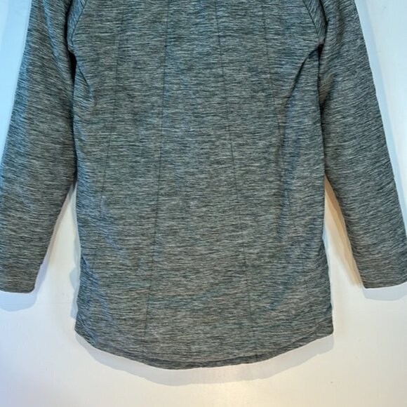 The North Face Women’s Long Pseudio Cowlneck Full Zip Green Puffer Jacket XS - Picture 8 of 12